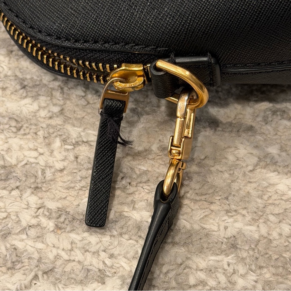 Tory Burch Black Crossbody Satchel Top handle Emerson Dome - Picture 9 of 11